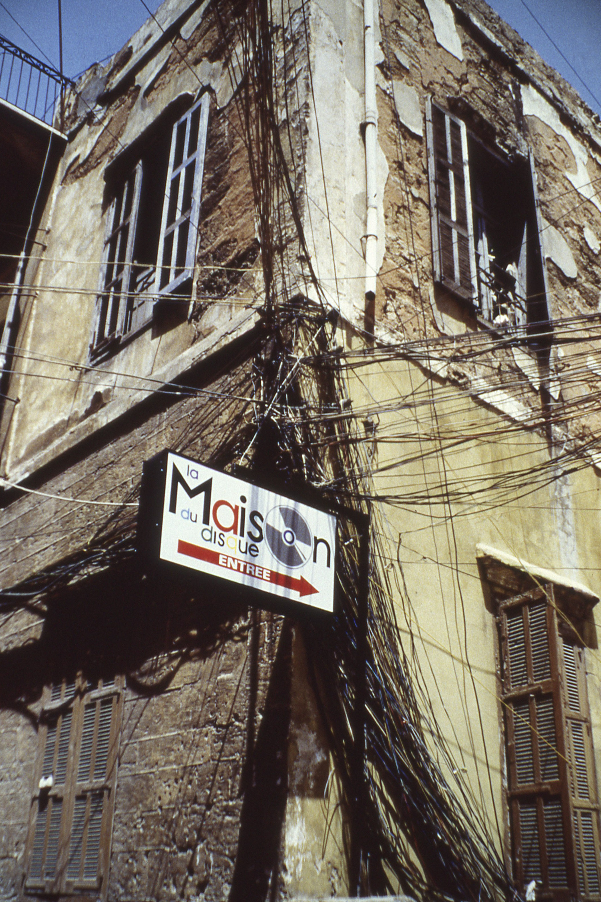 Groviglio di cavi, Beirut.